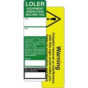 LOLER & MEWP Safety Tagging System